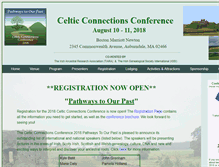 Tablet Screenshot of celtic-connections.org